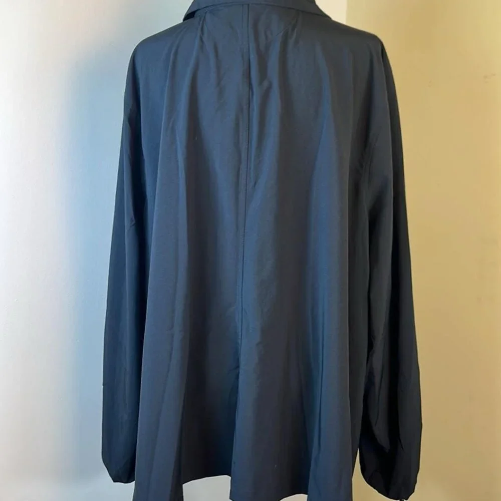 Lane‎ Bryant Black Zip Up Lightweight Jacket Women's Plus Size 26/28